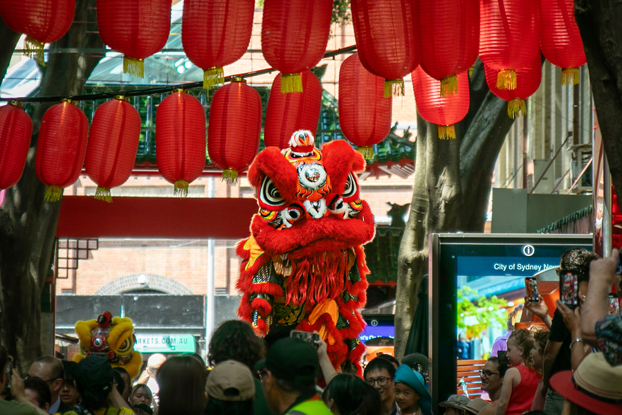 春节唐人街